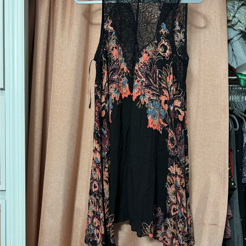 Free People Black Lace Dress